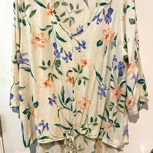 Plus Size Chic Soul Spring Showers Top